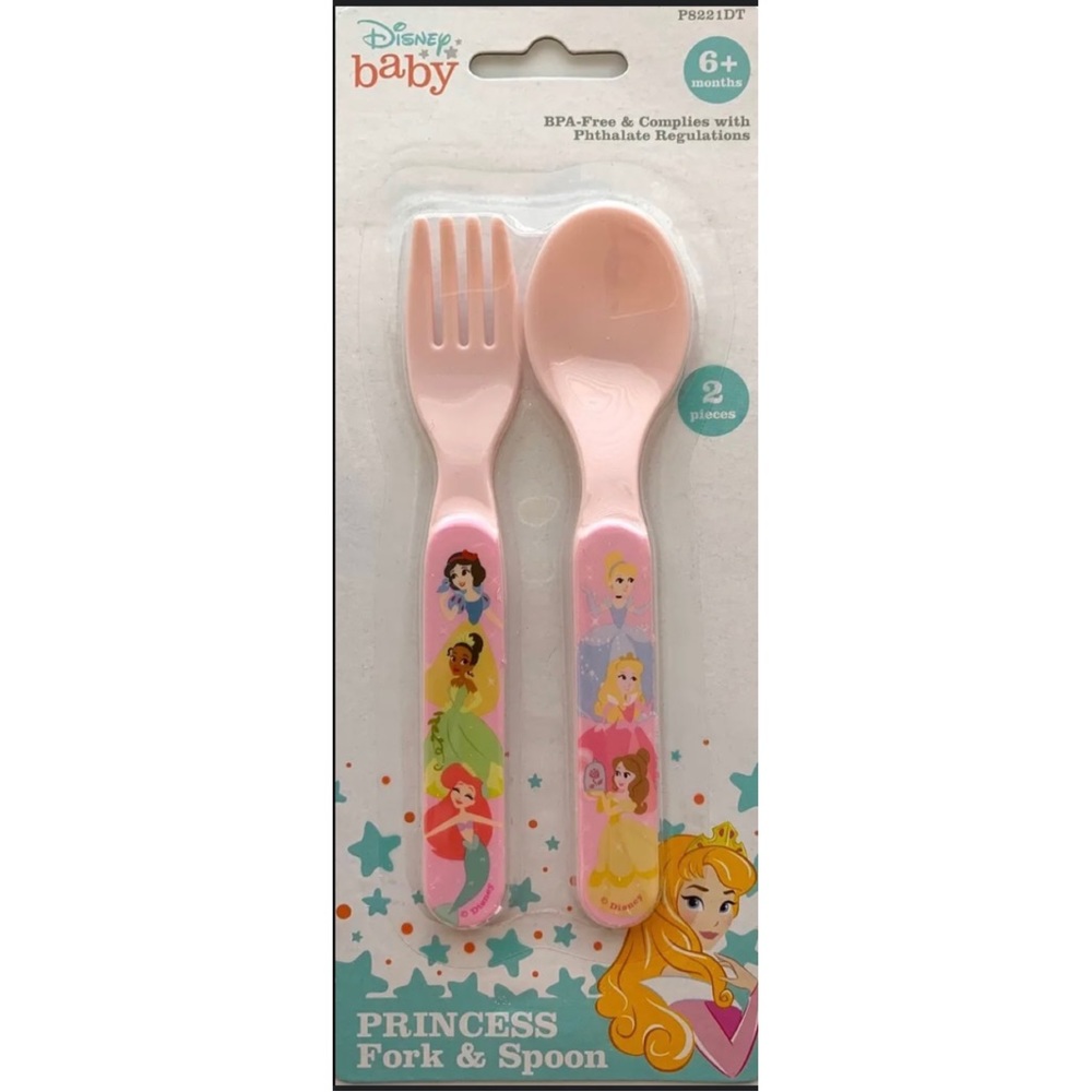 Disney Baby ( Princesses )  Fork + Spoon set